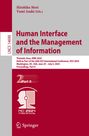 : Human Interface and the Management of Information, Buch