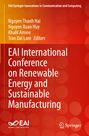 „EAI International Conference on Renewable Energy and Sustainable Manufacturing“, orange-rotes Cover, EAI, Springer.