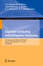 : Cognitive Computing and Information Processing, Buch