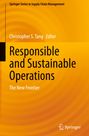 : Responsible and Sustainable Operations, Buch