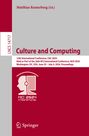 : Culture and Computing, Buch