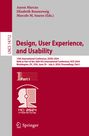 : Design, User Experience, and Usability, Buch
