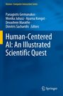 Text: "Human-Centered AI: An Illustrated Scientific Quest" von mehreren Herausgebern, blaues Design mit Springer-Logo.