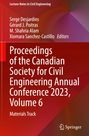 : Proceedings of the Canadian Society for Civil Engineering Annual Conference 2023, Volume 6, Buch