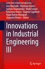 : Innovations in Industrial Engineering III, Buch