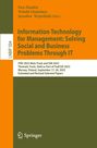 : Information Technology for Management: Solving Social and Business Problems through IT, Buch