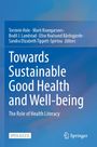 „Towards Sustainable Good Health and Well-being: The Role of Health Literacy“. Autoren und Herausgeber genannt. Blaues Hintergrunddesign.