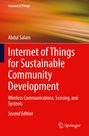 Abdul Salam: Internet of Things for Sustainable Community Development, Buch