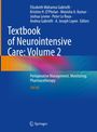 Text: "Textbook of Neurointensive Care: Volume 2, Perioperative Management, Monitoring, Pharmacotherapy, 3rd ed."  
Dominante blaue Farbfläche mit orangefarbenen und pinken Akzenten. Springer Logo unten.
