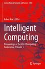 Text: "Intelligent Computing, Proceedings of the 2024 Computing Conference, Volume 1." Hintergrund in Rot mit Molekülstruktur.