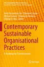 Oben links Titel der Serie und Herausgeber. Haupttitel: "Contemporary Sustainable Organisational Practices". Springer-Logo.