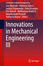 : Innovations in Mechanical Engineering III, Buch