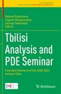 Tbilisi Analysis and PDE Seminar, Buch