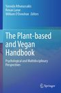 "The Plant-based and Vegan Handbook" steht auf blauem Hintergrund mit dem Springer-Logo unten.