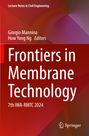 "Frontiers in Membrane Technology" 7th IWA-RMTC 2024. Rote und violette geometrische Formen im Hintergrund.