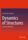 "Dynamics of Structures", Levon Gregory Petrosian, "Oscillations/Vibrations", roter und violetter Hintergrund. Logo unten rechts.
