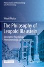 The Philosophy of Leopold Blaustein. Historisches Stadtbild mit Gebäuden und Statue, blauer Farbton.