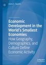 "Economic Development in the World's Smallest Economies". Blauer Hintergrund mit Geometrie und einem Logo oben links.
