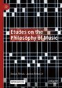 "Etudes on the Philosophy of Music" steht auf rot mit Gittermuster im Hintergrund. Autoren: Juozas Rimas, Juozas Rimas Jr.