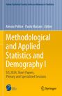 Methodological and Applied Statistics and Demography I, Buch