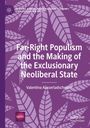 Titel: "Far-Right Populism and the Making of the Exclusionary Neoliberal State" von Valentina Ausserladscheider. Lila Blättermuster.