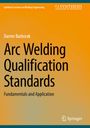 "Arc Welding Qualification Standards, Fundamentals and Application." Orange Hintergrund, Springer-Logo unten rechts.