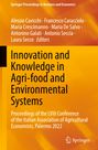 : Innovation and Knowledge in Agri-food and Environmental Systems, Buch