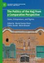 „The Politics of the Hajj from a Comparative Perspective“ ist der Titel; Gemälde mit arabischen Schriftzeichen und Moschee-Illustration.