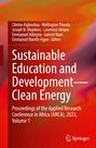 : Sustainable Education and Development-Clean Energy, Buch