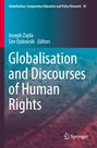 "Globalisation and Discourses of Human Rights"; Jospeh Zajda, Sev Ozdowski, Editors. Blau-rote abstrakte Muster.