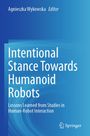 Titel: “Intentional Stance Towards Humanoid Robots”. Herausgeber: Agnieszka Wykowska. Springer-Logo unten rechts.
