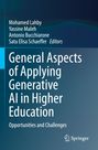 Titel: General Aspects of Applying Generative AI in Higher Education. Herausgeber: Mohamed Lahby u.a. Springer-Logo.