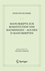 Edmund Husserl: Manuskripte zur Konstitution von Raumdingen - aus den D-Manuskripten, Buch