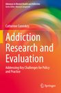 Der Titel lautet "Addiction Research and Evaluation". Farbenfroher, abstrakter Hintergrund. Springer-Logo unten.