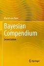"Bayesian Compendium Second Edition" von Marcel van Oijen. Gelber Hintergrund mit Wellenmuster, Springer-Logo.