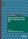 "Representations of the Moon in Literature and Art", herausgegeben von Gabriela Gândara Terenas. Grün-blaues geometrisches Muster.