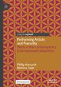 "Performing Artists and Precarity. Work in the Contemporary Entertainment Industries." Autoren: Philip Hancock, Melissa Tyler. Orangener Hintergrund.