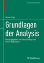 Heinz König: Grundlagen der Analysis, Buch