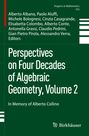 "Perspectives on Four Decades of Algebraic Geometry, Volume 2. In Memory of Alberto Collino." Grüner Hintergrund, Birkhäuser-Logo.