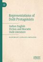 „Representations of Dalit Protagonists“ und „palgrave macmillan“ auf beigem Hintergrund mit grünem Streifen links.
