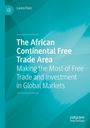 Titel: The African Continental Free Trade Area. Oben links "Laura Páez", unten rechts "palgrave macmillan". 
Hintergrund in Türkis mit Linien.