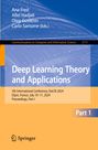 : Deep Learning Theory and Applications, Buch