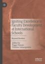 "Igniting Excellence in Faculty Development at International Schools. Beyond Borders. Edited by Peggy Pelonis, Thimios Zaharopoulos."  
Text auf braunem Hintergrund. Links ein Logo.