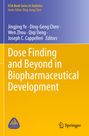 Titel: „Dose Finding and Beyond in Biopharmaceutical Development“. Gelber Hintergrund, Springer-Logo unten rechts.