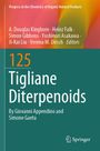 "125 Tigliane Diterpenoids" von Giovanni Appendino und Simone Gaeta. Grüner Hintergrund mit bunten Verläufen oben.