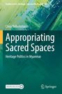 „Appropriating Sacred Spaces“ von Clara Rellensmann. Hintergrund: Abstrakte Kunst in Grün und Blau. Springer-Logo.