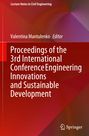 : Proceedings of the 3rd International Conference Engineering Innovations and Sustainable Development, Buch