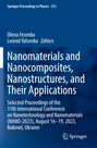 Buchcover: Titel "Nanomaterials and Nanocomposites, Nanostructures, and Their Applications". Konferenzdetails und Springer-Logo.