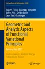 Rupert Frank: Geometric and Analytic Aspects of Functional Variational Principles, Buch