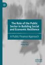 Titel: "The Role of the Public Sector in Building Social and Economic Resilience". Herausgeber: Alina Hyz. Verlagslogo oben links. Verschwommene Personen im Hintergrund.